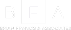 Brian Francis & Associates Logo White