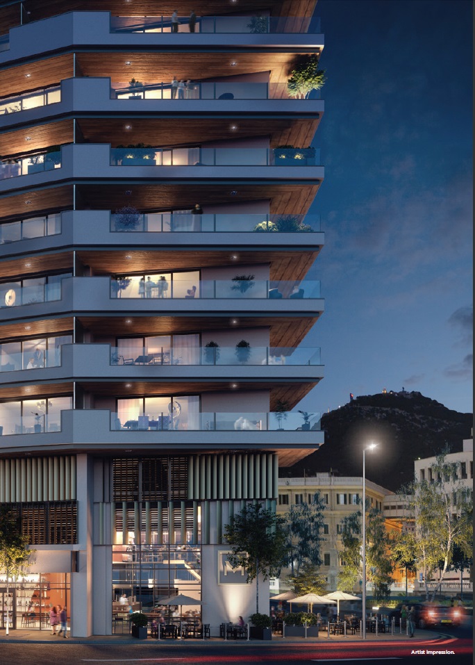 1 Bed apartment in MidTown Gib3316 Gibraltar Properties BFA